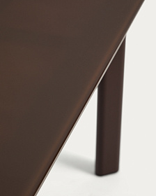 Комплект садовой мебели Erice стол и 6 стульев из коричневого алюминия и веревки