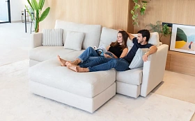 Модульный диван Hector V1 + 4 + V2 + Пуф K