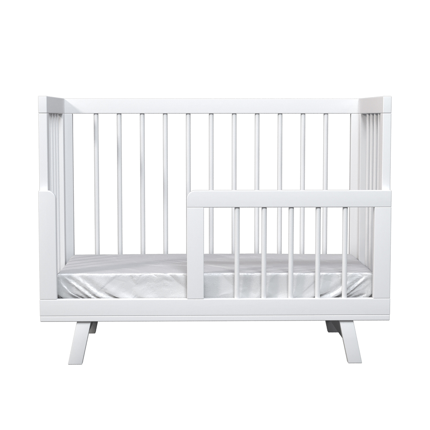 Кроватка для новорожденного Lillaland - модель Lilla Aria (НИК23)белая