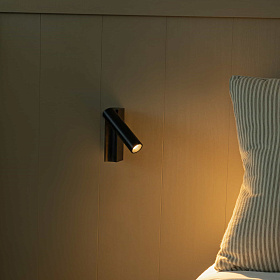 Бра с ридером CRONOS LECTOR NEGRO LED 4W 2700K