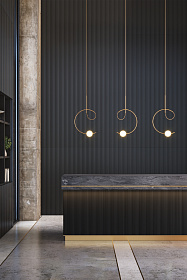 Подвесной светильник Loop LOO_4125R с углубленным навесом черный