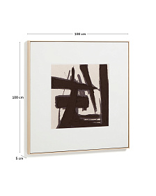 Абстрактная картина Arilan ручной работы 100 x 100 см