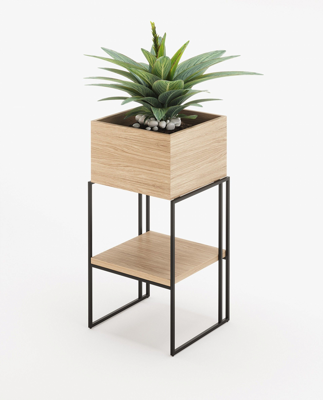 Кашпо Achiles 102 с полкой