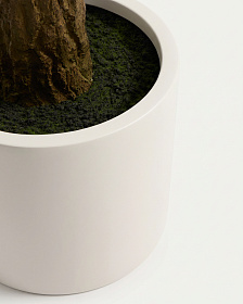 Искусственное дерево Artificial Olive в белом горшке, 210 см