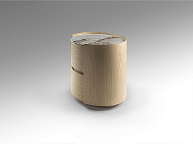 Enoc Прикроватная тумбочка светлый дуб