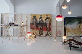 Подвесной светильник Dipping Light 13 кремовый