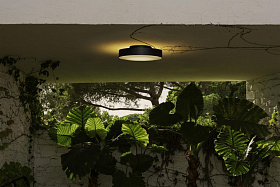 Потолочный/настенный светильник Plaff-on! 33 LED IP54 DALI-2 черный