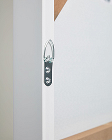 Sagaro Абстрактное полотно в бело-голубых тонах 30 x 40 см