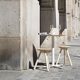 Стол Oxi bistrot woodt Ø60x55h