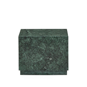 Приставной столик Sorein из черного мрамора 50 x 50 см