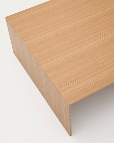 Litto Журнальный столик из шпона дуба натурального цвета 140 x 70 см