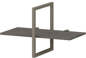 Полка Terra 150x24 дерево 1 фрейм