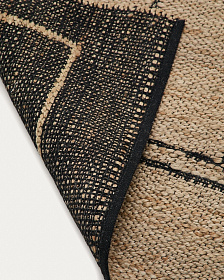 Ковер Velira из джута с графическим рисунком 200 x 300 см