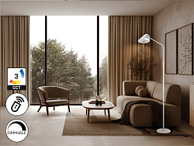 Esino Торшер 1L белый