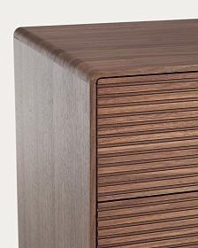 Комод Norlen с 6 ящиками шпон ореха 120 x 75 см