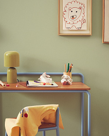 Настольная лампа Monze из светло-зеленого металла