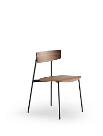 Стул Kol деревянный на металлических ножках