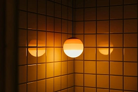 Подвесной светильник Dipping Light 20 кремовый