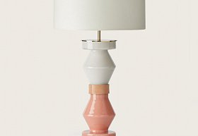 Настольная лампа Kitta Kitta золотой металл+ белый абажур 801011/41