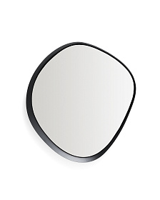 Зеркало Tebel черное металлическое 67,5 x 74,5 см