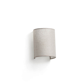 Настенный светильник Otton R Round Linen вертикальный 1xE27