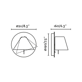 Бра для чтения Noon белое