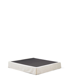 Основание кровати Jaira со съемным чехлом из белого шенилла для матраса 180 х 200 см