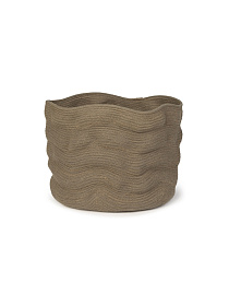Корзина Stonewashed коричневая 30*25