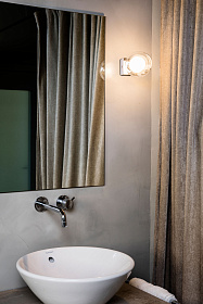 Бра для ванной Perla хром