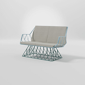 Уличный 2-х местный диван Bypass