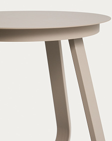 Уличный столик Tamaris из алюминия цвета таупе Ø48 см