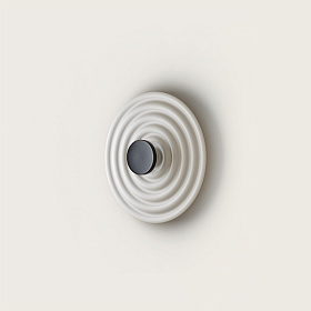 Настенный светильник Rang с диффузором в черной отделке