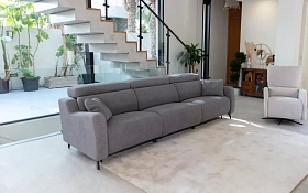 Диван Berlin 3-х местный с реклайнером BV1 + 3MR + BV2