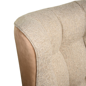 Кресло Juliet ткань col. Gunny MG 191, col. Nubuk NB 03