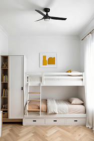 Потолочный вентилятор MINI PUNT S Ш900mm черный 3 PALAS NEGRAS 10W CCT