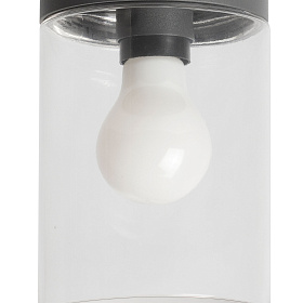 Потолочный уличный светильник Kila серый/прозрачный