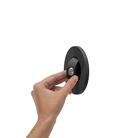 Черный встраиваемый светильник Click LED 3W 2700K