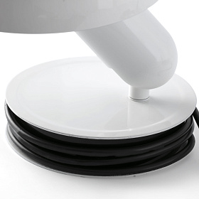 BELA Белая настольная лампа с зажимом 1XE27