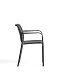 Уличный стул Isabellini из пластика графитового цвета