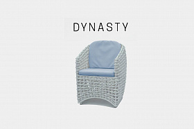 Обеденное кресло Dynasty WHITE