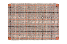 Индийская кровать GL Tartan терракотовая двойная