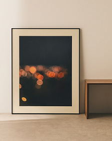 Картина Zavira с фотографией огней Барселоны 50 x 70 см