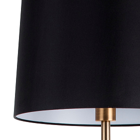 Торшер Rem бронза / черный