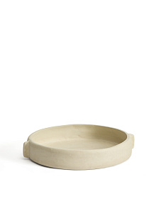 Кухонный поднос Mireni из папье-маше бежевый Ø 31 см