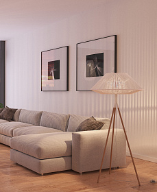 Торшер на 3-х ножках Koord