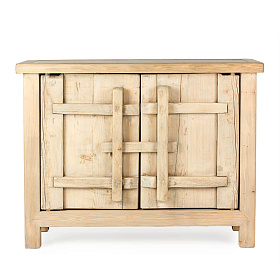 Деревянный комод с натуральной отделкой Lilos