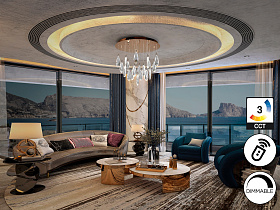 Lagrimas Люстра 19L розовое золото