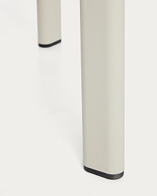 Уличный стол Anafi с бежевой столешницей из спеченного камня, 140 x 80 см