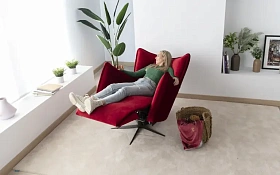 Кресло-реклайнер Sillon "KR" Relax отделка Velsatis 37