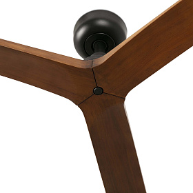 Потолочный вентилятор KLIM M Ш1250mm черный 3 PALAS  орех